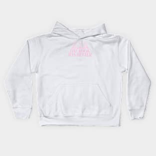 The Book Was Better Pink Version Kids Hoodie